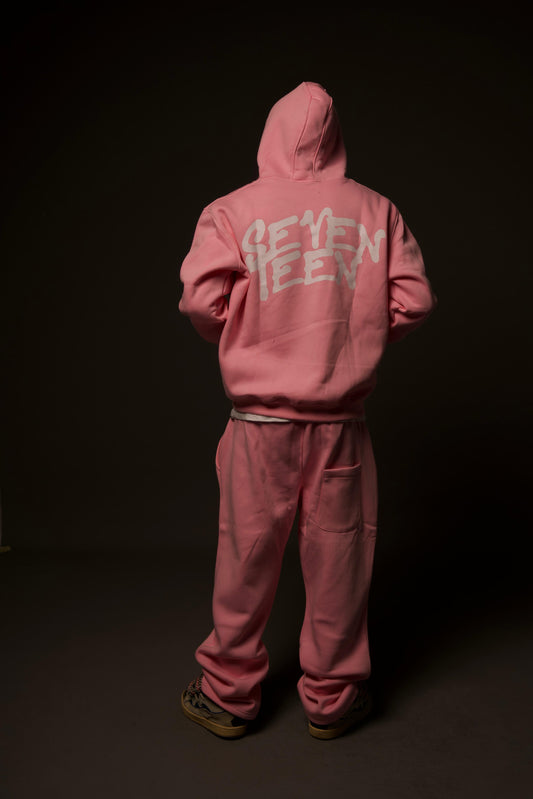 Pink hoodie