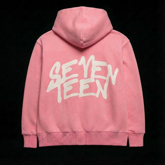 Pink hoodie