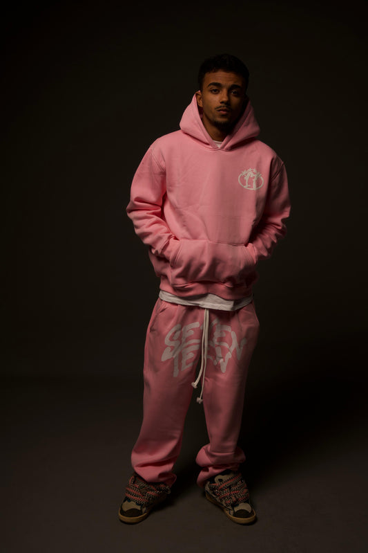 Pink hoodie